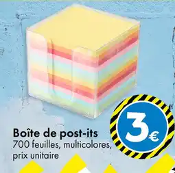 TEDi Boîte de post-its offre