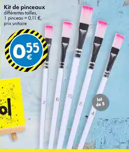 TEDi Kit de pinceaux offre