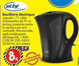 TEDi ELTA Bouilloire électrique offre