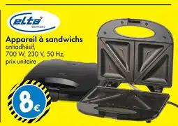 TEDi ELTA Appareil à sandwichs offre