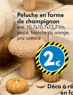 TEDi Peluche en forme de champignon offre