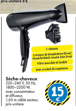 TEDi Sèche-cheveux offre