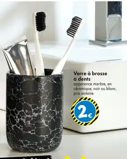 TEDi Verre à brosse à dents offre