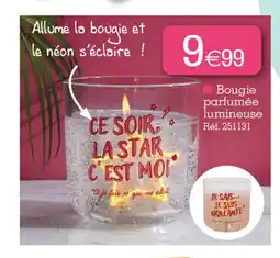 Kandy Bougie parfumée lumineuse offre