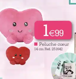 Kandy Peluche coeur offre