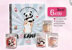 Kandy Coffret de 4 bougles parfumées offre