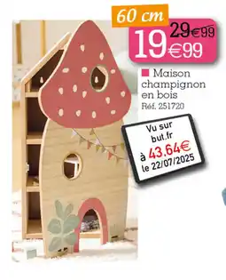 Kandy Maison champignon en bois offre