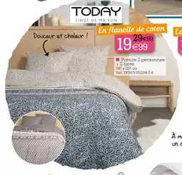Kandy Parure 2 personnes + 2 taies offre