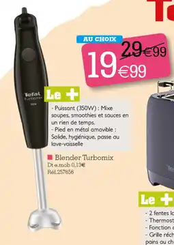 Kandy TEFAL Blender Turbomix offre