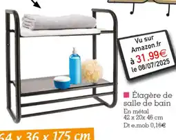 Kandy Étagère de salle de bain offre