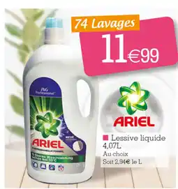 Kandy ARIEL Lessive liquide offre