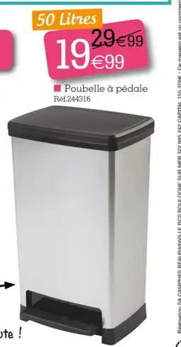 Kandy Poubelle à pédale offre