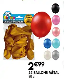 Kandy 25 Ballons métal offre