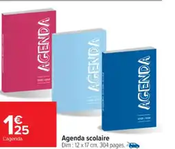 Carrefour Market Agenda scolaire offre