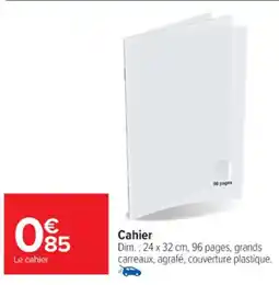 Carrefour Market Cahier offre