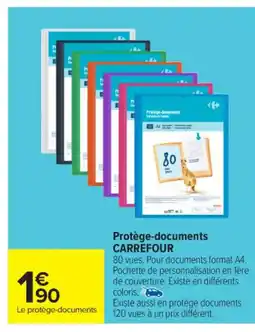 Carrefour Market CARREFOUR Protège-documents offre