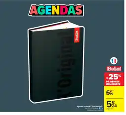 Carrefour Market L'ETUDIANT Agenda scolaire noir offre
