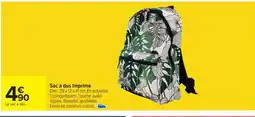 Carrefour Market Sac à dos Imprimé offre