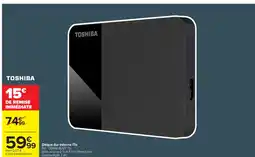 Carrefour Market TOSHIBA Disque dur externe 1To offre