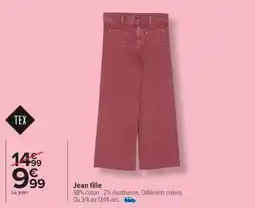 Carrefour Market Jean fille offre