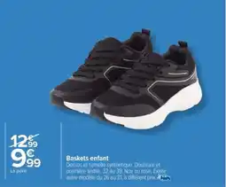 Carrefour Market Baskets enfant offre