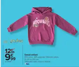 Carrefour Market Sweat Enfant offre