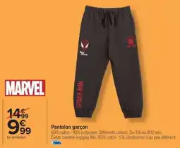 Carrefour Market Pantalon garçon offre