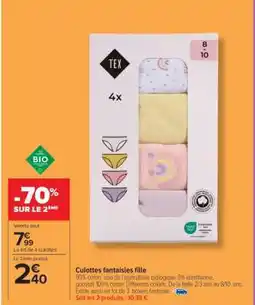 Carrefour Market Culottes fantaisies fille offre