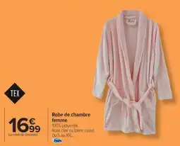Carrefour Market Robe de chambre femme offre
