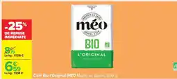 Carrefour Café Bio l'Original MEO offre