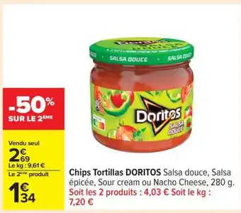 Carrefour Chips Tortillas DORITOS offre