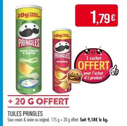 Match Pringles Tuiles Pringles offre