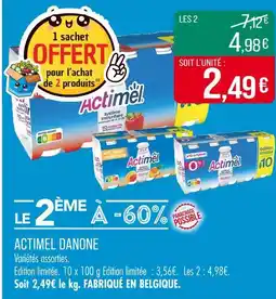 Match ACTIMEL DANONE offre