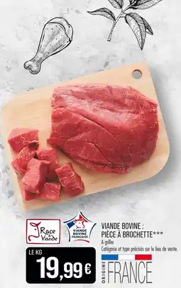 Match Race à Viande Viande Bovine Française : Pièce à Brochette offre