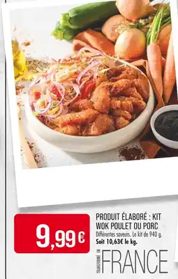 Match Kit Wok Poulet ou Porc offre
