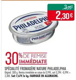 Match PHILADELPHIA Spécialité fromagère nature offre