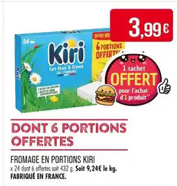 Match Kiri Fromage en portions offre