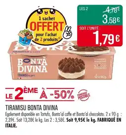 Match Bontà Divina Tiramisu offre