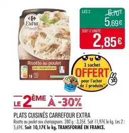 Match Carrefour Extra Risotto au poulet offre