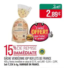 Match Reflets de France Gâche vendéenne IGP offre