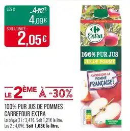 Match CARREFOUR EXTRA Jus de pomme offre