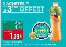 Match FUZETEA Thé noir glacé offre