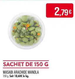 Match MANOLA Wasabi Arachide offre