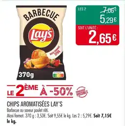 Match Lay's Chips aromatisées offre