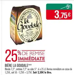 Match La Goudale Bière offre
