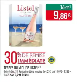 Match LISTEL Grain de Gris offre