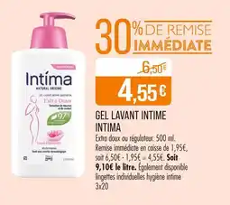 Match INTIMA Gel lavant intime offre