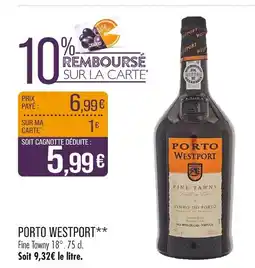 Match Porto Westport offre