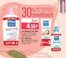 Match Mixa Lait démaquillant extra-pur offre