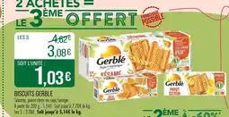 Match GERBLE Biscuits offre